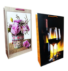 Pachet pentru cadou, laminat 24,5x41х9cm, 170g/m2 W3 (10)