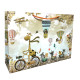 Пакет подарочный детский, ламинированный, 36x25х10см, 170г/м2 W4d (10)