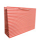 Pachet pentru cadou, laminat 36x25х10cm, 170g/m2 W4