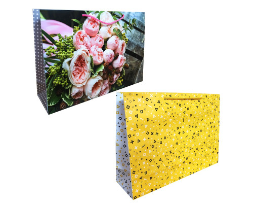 Pachet pentru cadou, laminat 36x25х10cm, 170g/m2 W4