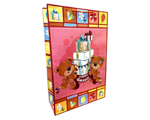 Pachet pentru cadou/ copii, laminat 34,5x56х13cm, 200g/m2 W5d (10) Pachet pentru cadou/ copii, laminat 34,5x56х13cm, 200g/m2 W5d (10)