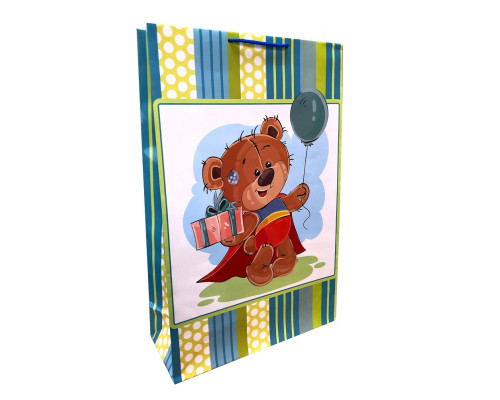 Pachet pentru cadou/ copii, laminat 34,5x56х13cm, 200g/m2 W5d (10) Pachet pentru cadou/ copii, laminat 34,5x56х13cm, 200g/m2 W5d (10)