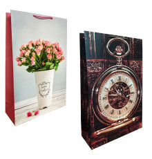 Pachet pentru cadou, laminat 34,5x56х13cm, 200g/m2 W5 (10)