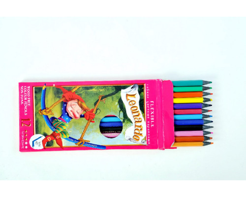 30321 Карандаши гибкие, 12 цв., Leonardo (12/240)