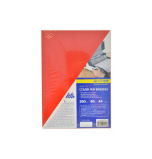 Coperta carton p/u brosurare rosie, lucioasa A4 250gr(20 buc) BM.0591-05