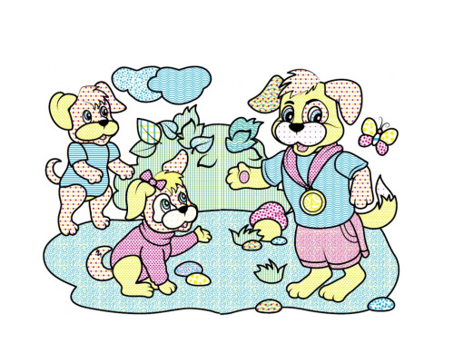 Водные раскраски. Собаки. N*3363