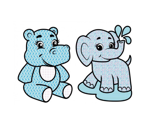 Водные раскраски для самых маленьких. Медвежонок. N*4919