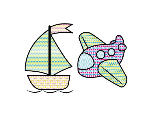 Водные раскраски для самых маленьких. Корабль. N*5039