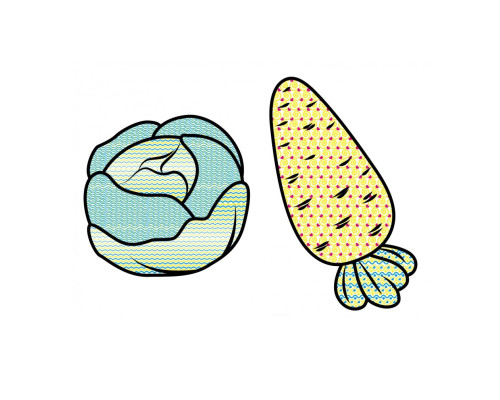 Водные раскраски для самых маленьких. Помидор. N*4971