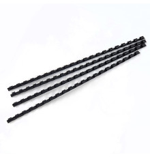 Spirala plastic 6mm 25 file neagra 100buc. FOROFIS 91441 (10)