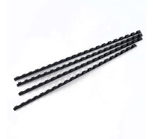 Spirala plastic 6mm 25 file neagra 100buc. FOROFIS 91441 (10)