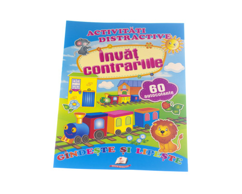 Activitati distractive. Invat contrariile. 60 autocolante. N*0119 (16,5X24) Activitati distractive. Invat contrariile. 60 autocolante. N*0119 (16,5X24)