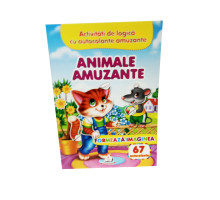 Formeaza imaginea. Animale amuzante. 67 autocolante N*6517