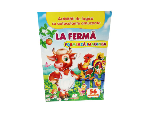 Formeaza imaginea. La ferma. 56 autocolante N*6463