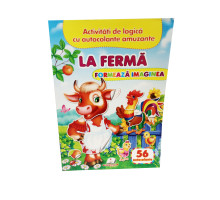 Formeaza imaginea. La ferma. 56 autocolante N*6463