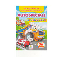 Formeaza imaginea. Masini. 56 autocolante N*6470