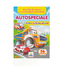 Formeaza imaginea. Masini. 56 autocolante N*6470