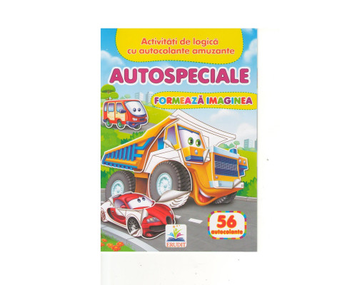 Formeaza imaginea. Masini. 56 autocolante N*6470