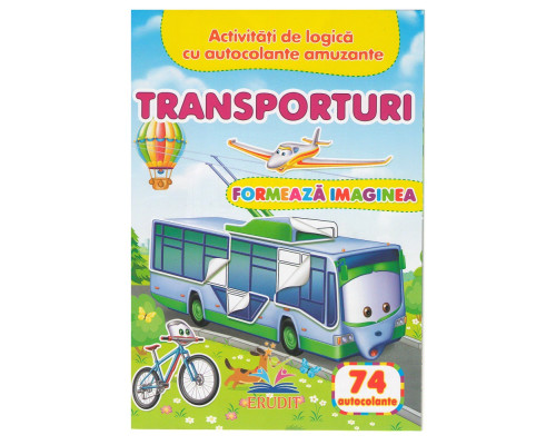 Formeaza imaginea. Transporturi. 74 autocolante N*6456