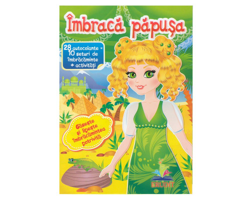 Imbraca papusa-3. 28autocolante=10seturi de imbracaminte+activitati. N*5893 Imbraca papusa-3. 28autocolante=10seturi de imbracaminte+activitati. N*5893