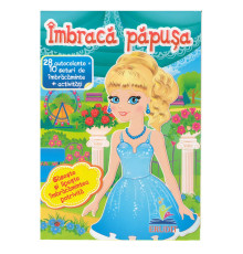 Imbraca papusa-5. 28autocolante=10seturi de imbracaminte+activitati. N*5954