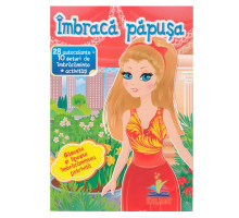 Imbraca papusa-8. 28autocolante=10seturi de imbracaminte+activitati. N*6043