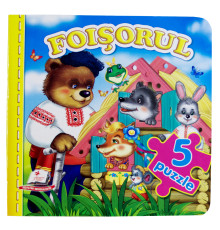 Foisorul. Cartea cartonata cu 5 puzzle. N*1437