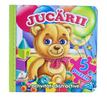Jucarii. Cartea cartonata cu 5 puzzle. N*1451