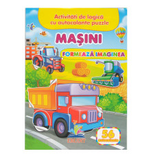 Formeaza imaginea. Masini-Tractor. 56 autocolante N*7804