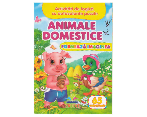 71447 Formeaza imaginea. Animale domestice. 65 autocolante N*7712