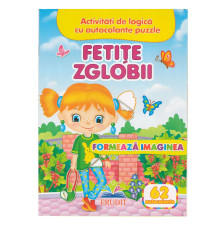 Formeaza imaginea. Fetite zglobii. 62 autocolante N*7590