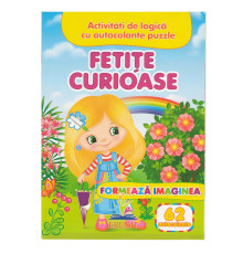Formeaza imaginea. Fetite curioase. 62 autocolante N*7651