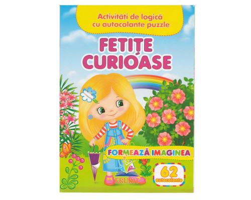 Formeaza imaginea. Fetite curioase. 62 autocolante N*7651