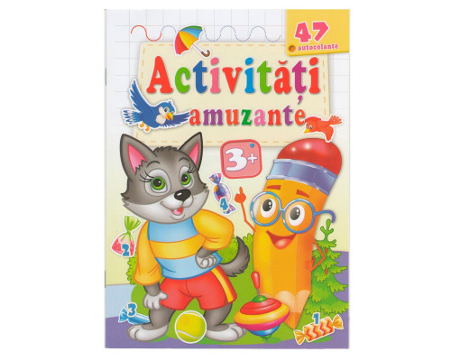 Activitati amuzante 3+, Lup, +47 autocolante N*7439