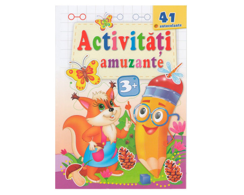 Activitati amuzante 3+, Veverita, +41 autocolante N*7446