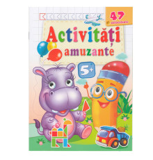 Activitati amuzante 5+, Hipopotam, +47 autocolante N*7569