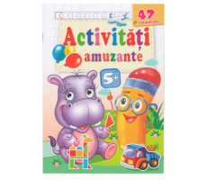 Activitati amuzante 5+, Hipopotam, +47 autocolante N*7569