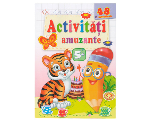 Activitati amuzante 5+, Tigru, +48 autocolante N*7552