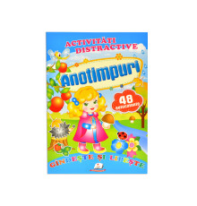 Activitati distractive. Anotimpuri. 48 autocolante