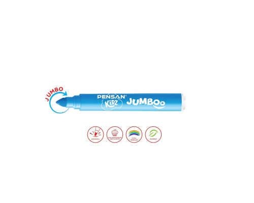 Фломастеры Jumboo 12цветов Pensan Kidz PE99040KK12R (12/72)