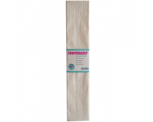 Hartie creponata alba perlata 20% (50cm*200cm) 1Вересня 705411 (10/200)