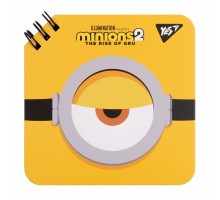 928254 Блокнот 110х110мм, 80л., cпираль, "Minions" YES 151753 (30/60)