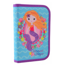 Пенал 1-яр., с 1 клапанoм "Mermaid", бирюзовый HP-03 Smart 532043 (100)