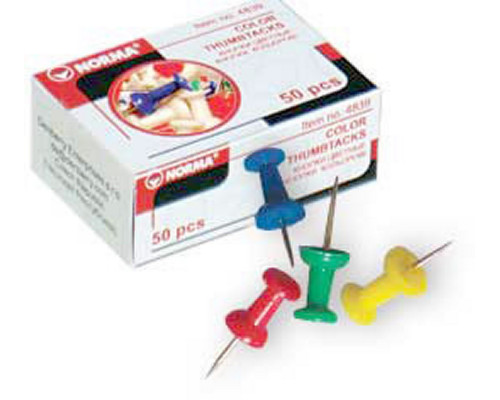 Pioneze colorate pentru tabla 25buc 4Office 4-334 (10/500) Pioneze colorate pentru tabla 25buc 4Office 4-334 (10/500)