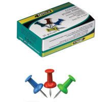 Pioneze colorate pentru tabla 25buc 4Office 4-334 (10/500)