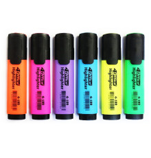 Set markere text, 6 buc, 1-5mm, 4Office 4-109/6 (40/160)