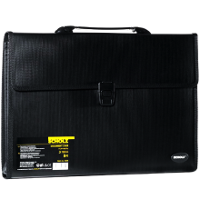 Портфель B4 3 отделения черный Scholz 5226 (10)