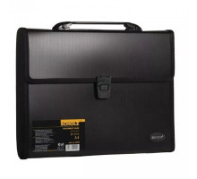 Портфель A4 3 отделения черный Scholz 10502 (10)