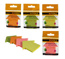 Hartie pt notite cu lipici "Sageata" 73x67mm assorti 50foi 8073 SOZ (6/48)