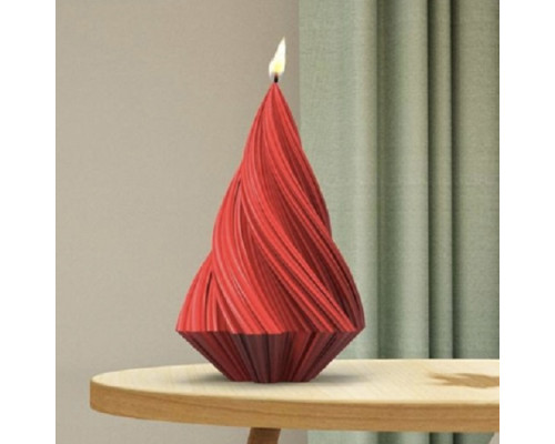 Ароматическая свеча Конус спиральный 11.5x7см (различные цвета и запахи) SA52